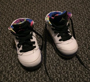 Nike Air Jordan 5 Retro Size 7C,toddler Bel Air DB 3025 100 - Picture 1 of 7