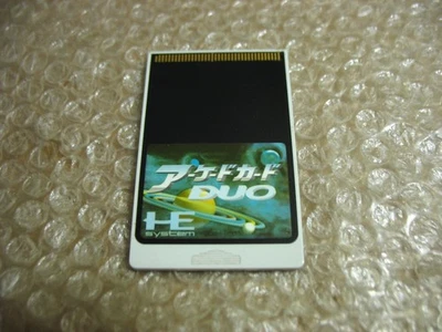 ARCADE DUO SYSTEM CARD PC ENGINE HU-CARD JAP IMPORT! - Immagine 1 di 4