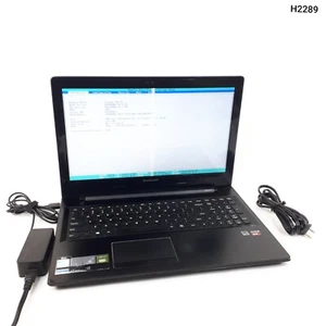 Lenovo Z50 15.6"Laptop AMD 10-7300 8GB Ram No HDD No OS Boots To BIOS H2289 - Picture 1 of 12