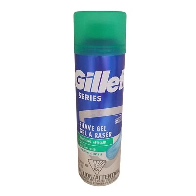 Gel de Afeitar Serie Gillette Calmante Aloe Sensible Completa Defensa contra la Irritación Foto 1 de 4
