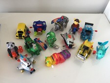 TOMY Z Wind Ups Lot of 13 Wind Up Toys Animals Vehicles 