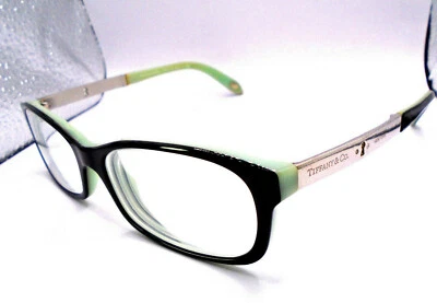 Marco de gafas Tiffany & Co. TF 2071-B 8055 negro/verde/plateado 53-16-140 Italia Foto 1 de 4