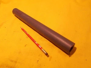 1" x 12" GRAU PVC ZEITPLAN 80 ROHR bearbeitbar Kunststoff Rundrohr Buchse Lager - Bild 1 von 2