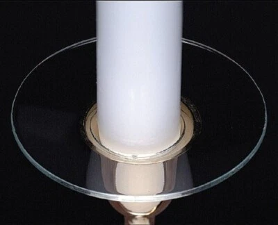 Bobeche de vidrio liso Biedermann & Sons, juego de 2 (M100) Foto 1 de 4