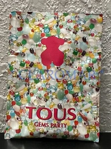 TOUS GEMS PARTY Eau De Toilette Spray Mini Travel Sample Vial .05 oz 1.5 ml - Picture 1 of 2