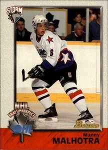 1998 Bowman CHL #148 Manny Malhotra
