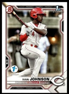 Ivan Johnson 2021 Bowman First 1st Edition Rookie Card RC #BFE-149 Cincinnati