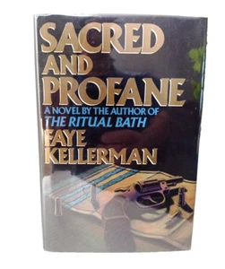 Sacred and Profane by Faye Kellerman (1987 Hardcover) 3rd Edition SIGNED - Foto 1 di 4