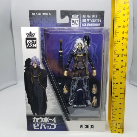 The Loyal Subjects - BST AXN Cowboy Bebop Vicious 5" Action Figure - NEW IN Box Cover
