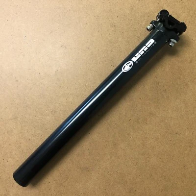 New KALLOY Bicycle Bike Alloy Seat Post 26.6/31.6mm Length 350mm Black - Image 1 of 2