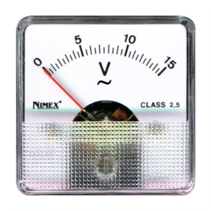 Analog Voltmeter Mobileisen 60V Wechselstrom AC AC aus Panel - Bild 1 von 2