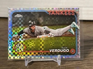 2024 Topps Chrome Update Alex Verdugo NY Yankees X-Fractors Card # US38 - Picture 1 of 2