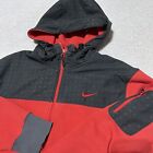 Nike Ful Zip Up Mens Jacket Hoodie Size Xl Distressed