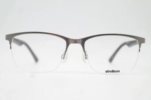 Brille STRELLSON ST5003 Silber Grau Braun Halbrand Brillengestell eyeglasses Neu - Bild 1 von 6