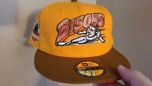 Buffalo Bisons New Era Fitted MILB Mango Bourbon Side Patch 7 1/2 Topperz