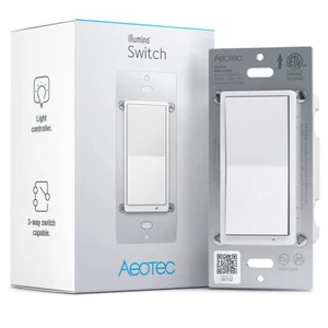 ~NEW~ Aeotec illumino Light Switch, Gen7 Z-Wave Plus, Non-Dimming [ZWA038] - Picture 1 of 8