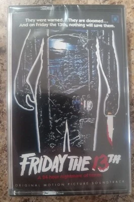 Friday The 13th Original Motion Picture Soundtrack Cassette HORROR 2023 80S RARE - Image 1 of 4