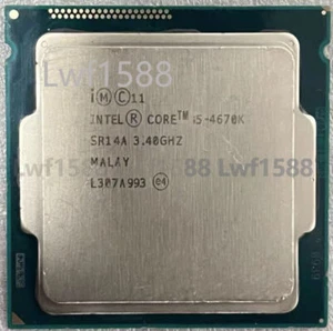 Intel Core i5 4670K LGA 1150 Haswell quad-core 3.4GHz CPU processor - Picture 1 of 1