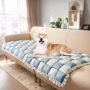 Thicken Quilted Sofa Cover Non-Slip Couch Covers Cushion Slipcovers Pet Bed Mat. - Picture 1 of 29