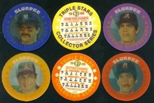 Rickey Henderson - Tim Raines - Juan Samuel #E12 1986 Seven-Eleven Coin