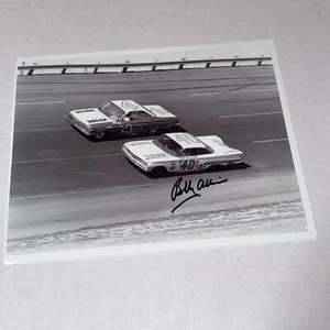 Bobby Allison NASCAR CHAMP HOFers signed photo VINTAGE SHOT RACING REX WHITE - Picture 1 of 1