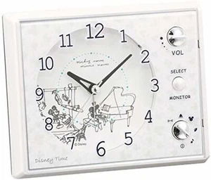 FD478W Official SEIKO CLOCK Disney time alarm clock multi alarm watch F/S wTrack - Picture 1 of 5