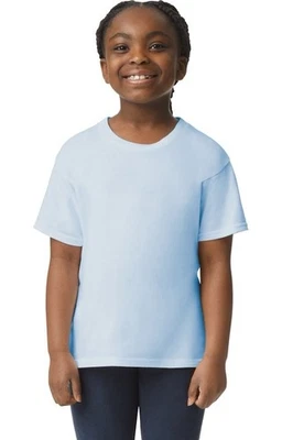 American Apparel Size Small -4 Youth Fine Jersey T-Shirt NWT Color Powder Blue - Image 1 of 4