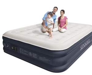 Queen Air Mattress w/Built in Pump - 2 Mins Quick Self Inflatable, 80x60x16 In - Picture 1 of 2