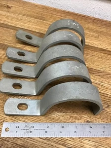 (lot Of 5) 3 In. Rigid Or Electrical Metallic Tube (EMT) 1-Hole Conduit Straps - Picture 1 of 4