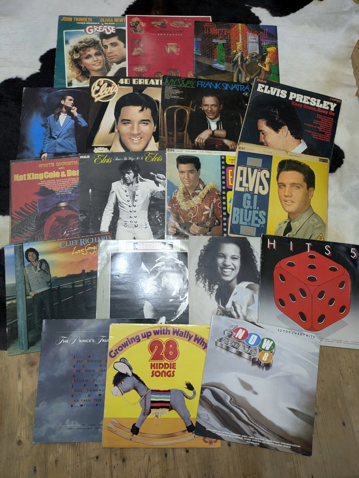 Large Mixed Vinyl Record Bundle Lot of 18LPs Various Artists - Photo 1/1