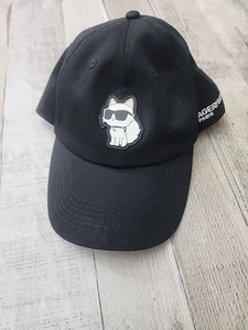 Karl Lagerfeld Paris Black Choupette Baseball Hat OSFM - Picture 1 of 9