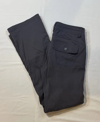 Prana Women's Convertible Hiking Pants Size 4 Gray Bootcut Stretch 29in inseam - Image 1 of 4