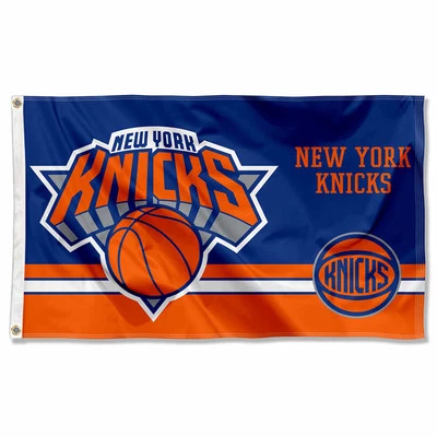 New York Knicks Dual Logo Grommet Flag - Image 1 of 4