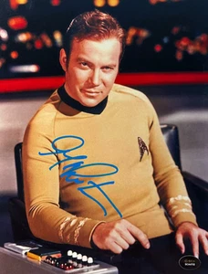 Star Trek: Autógrafos originales firmados por William Shatner Capitán Kirk 8x10" con certificado de autenticidad - Imagen 1 de 5