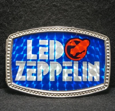 WH03110 *NOS* VINTAGE 1970s LED ZEPPELIN ROCK BAND MUSIC PERFORMERS BELT BUCKLE - Image 1 of 2