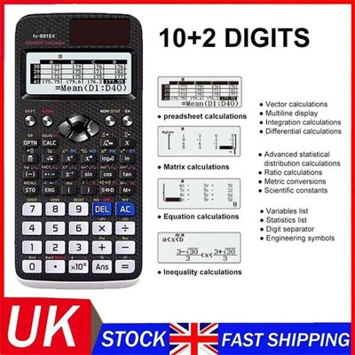 Advanced Scientific Calculator 552 FUNCTIONS features UK - Image 1 of 4