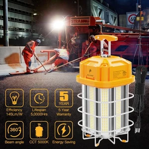 Linkable 150W LED Temporary Work Light Construction Jobsite Lighting 22,500Lumen - Picture 1 of 10