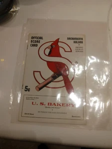 Rare 1940 Pasific Coast League Sacramento Solons Score Card - Picture 1 of 7