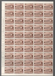 Venezuela: 1956; Scott C615, complete sheet of 100, school building, MNH EBV1103 - Picture 1 of 2