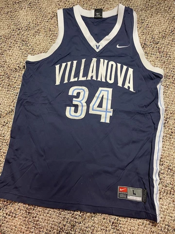 Nike Team Villanova Wildcats #34 basketball jersey L vintage Cover