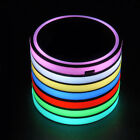 LED Drink Coaster Lighting Cup Holder Pad 7 Colors 3 Modes Anti Slip