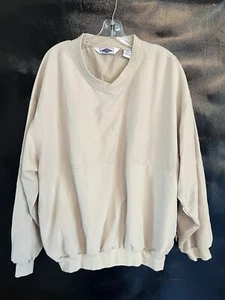 Men's Vintage Beige LAL Brand Pullover Jacket 90's Medium - Picture 1 of 3