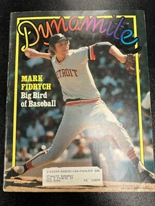 Dynamite Magazine Mark Fidrych Baseball Cover Vol. 1 No. 1 July 1977 Stickers - Picture 1 of 1