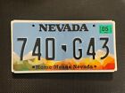 NEVADA LICENSE PLATE HOME MEANS NEVADA 740 G43 MAY 2020
