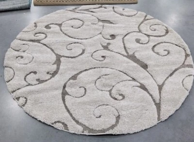 CREM / BEIG 6'-7" X 6'-7" Back Stain Rug, Reduced Price 1172717602 SG455-1113-7R - Image 1 of 4