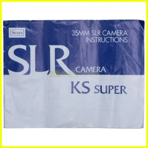 Sears KS Super camera instructions. User manual. Libretto istruzioni English. - Imagen 1 de 2
