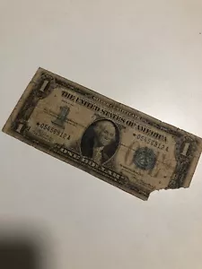 1934 Error ✯ Star mule Note ✯ Rare! Federal Reserve $1 Dollar Bill - Picture 1 of 2