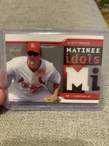 Camiseta deportiva Scott Rolen 2004 de Upper Deck Matinee ídolos reliquia ¡salón de la Fama! - Imagen 1 de 4