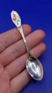 Vintage Silver & Enamelled Toronto Canada Spoon. 3.5 Inch. BMCo Made in Canada - Picture 1 of 8