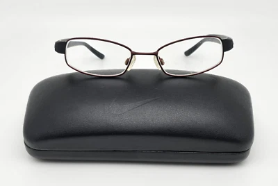 Marco de gafas Nike 8060 617 rojo satinado negro mate con estuche 47-17-140 Foto 1 de 4